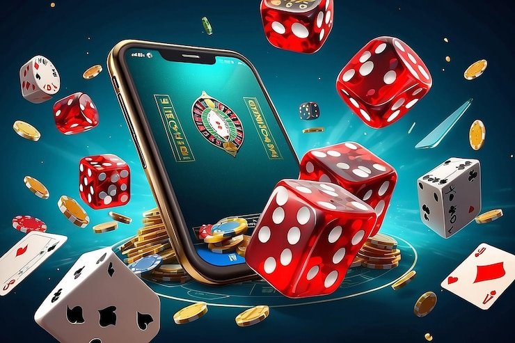 Pengguna Indonesia memainkan kasino langsung slot77 di smartphone Android dengan tampilan meja baccarat